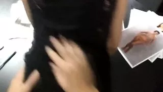 Blonde Model Sucks Agent for a Better Job