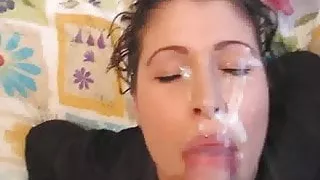 Sucking dick getting cum