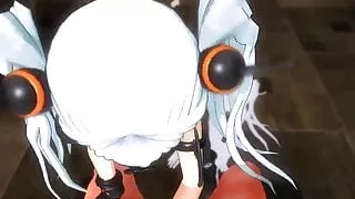 MMD Sex - Alice dominates you POV.