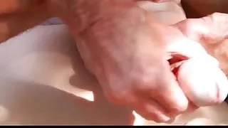 Sweey Alessandra fucked in park by big old boner