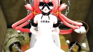 MMD Sex - Public use slut.