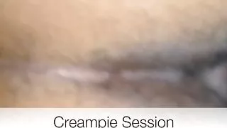 Latina gets creampie by BBC