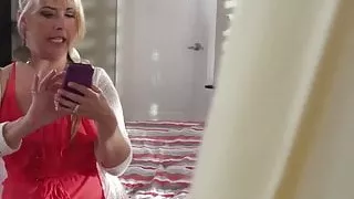 Busty threeway fun with milf and ginger babe