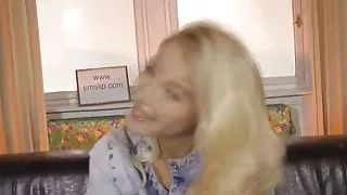 Young casting euro beauty banging old dude