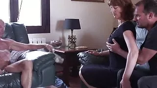 Introducing new lover to pathetic husband - Femdom - Cuckold