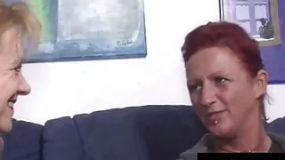 German couple fucking with a milf in threesome