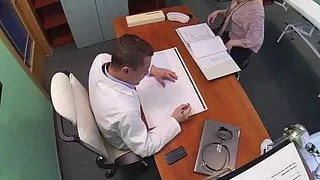 FakeHospital Horny saleswoman strikes a deal with the Dr
