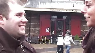 Petite blonde hooker fucking a tourist