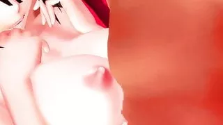 MMD Sex - Titfuck