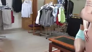 Sexy threesome are more fun than shopping