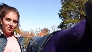 Lexx brown ballet flats tease, noise, shoeplay PREVIEW