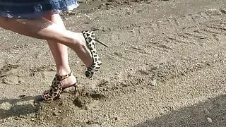 modeling my shoes and legs