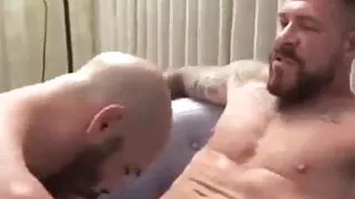 Culo, Bar, Pompino, Gay, Muscoli, Tatuaggio