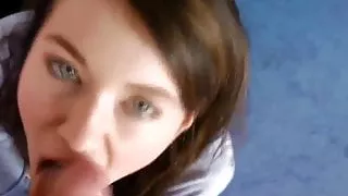 Casted polish schoolgirl amateur loves to gag