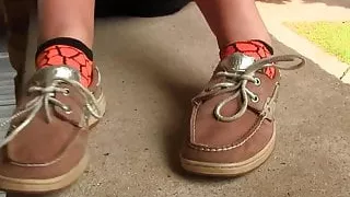 Diane's Sperry Topsider boat shoes