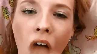 cum in a beautiful mouth