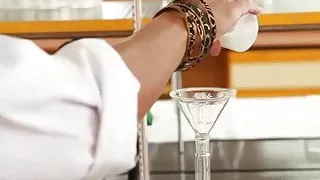 LECHE 69 Lab Nerd wants cock in her Latina pussy