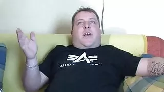 German milf gets fucked in threesome