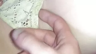 wife playing with her pussy