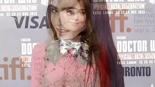 Jenna  Coleman vs Lily Collins rd 1 jerk off challenge