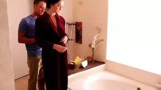 Hot threesome with his stepmom