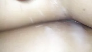 Late night creampie after asshole anal fucking