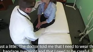Doctor fucks amateur eurobabe