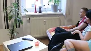 German Step Mom seduce young boy to fuck her when home alone