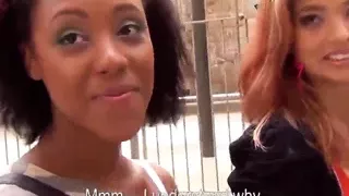 Pulled spanish ethnic babes swap jizz