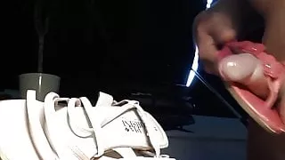 cum on not my stepdauhters shoes