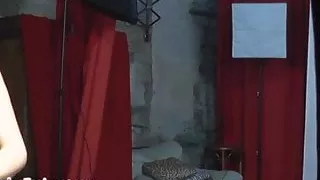 Stunning teen gets fingering and facial after interview