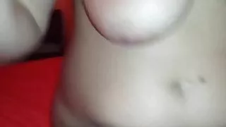 Pretty Romanian red head girl sucks my big cock.