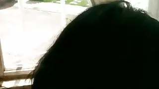 Latina moviendose rico