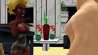 GamingPorm - Nice Black Blowjob #1