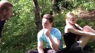 Pious college girl plunges into sexy and wild outdoor