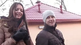 Steamy pick up fucking to get warm scene 2