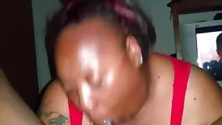 Some good ass head from a bbw...