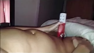 Filmed from her husband