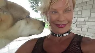 Transsexual, Látex, Couro, Ar Livre, Shemale, Mulher Porca