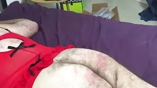 Sissy David gets spanked by his Mistress