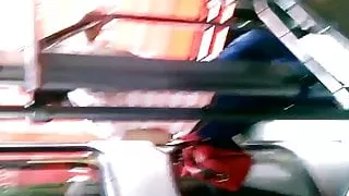 On the bus (latin girl)