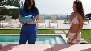 AllGirlMassage MILF Seduces Dillion Harper