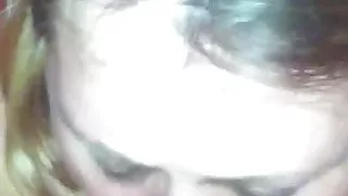 Amatuer BBW married slut sucks cock