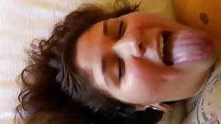 whore sucking cock for a facial