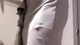 shemale in fitting selects skirt