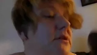 mature with natural huge tits sucks and swallows