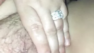 homemade cum on wifes pussy
