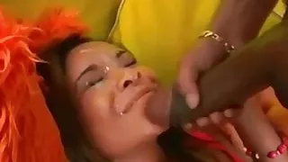 BBC cums on a latin face