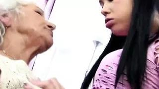 Young daughter fucks old not her granny and step mom