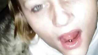friend taking facial